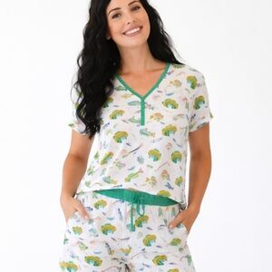 Little Sleepies Gone Fishin' Bamboo Pajama Shorts Set